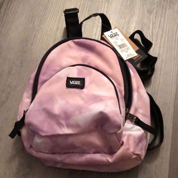 Vans Got This Ranged 2 Mini Nylon Backpack Lavender Pink Tie Dye NWT - Picture 1 of 16